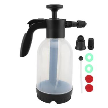 Imagem de Pulverizador de Espuma de Alta Pressão, Construção Plástica Robusta 2L de Grande Capacidade, Uso Multifuncional, Pulverizador de Pressão de Bomba Manual Ajustável para Irrigação