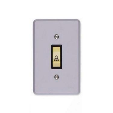 Imagem de Conjunto Ilumi Cinza Com Placa 1 Tecla Campainha 1313