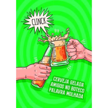 Imagem de Placas Decorativas Retro Para Área Gourmet Bebidas Cerveja Churrasco 1