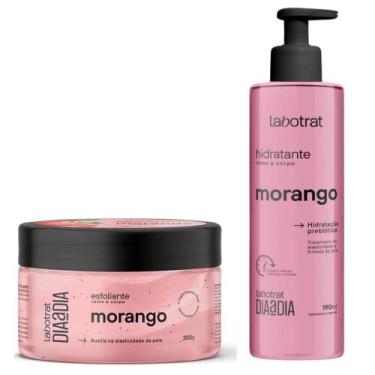Imagem de Kit Hidratante 190ml + Esfoliante 300g Labotrat Corpo e Rosto, kit mor