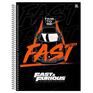 Imagem de Caderno Univ. 80 Folhas Velozes e Furiosos Capa4 - Animativa