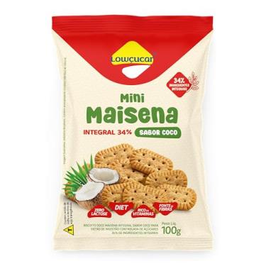 Imagem de Lowçucar Mini Maisena Integral com Coco Zero Açúcares 115g