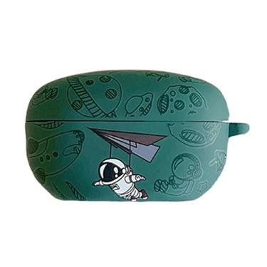 Imagem de Capa para fone de ouvido Sony WF-1000XM5 com desenho animado astronauta astronauta cristal adesivo sem fio para Sony wf-1000xm5 com gancho (azul)
