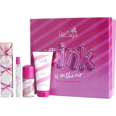 Imagem de Perfume Feminino Aquolina Pink Sugar Edt Spray 100 Ml&Shimmering Roll-On 50 Gel De Banho Mini 10