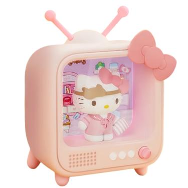 Imagem de Ornamentos de brinquedo com luz noturna Sanrio Hello Kitty TV Design