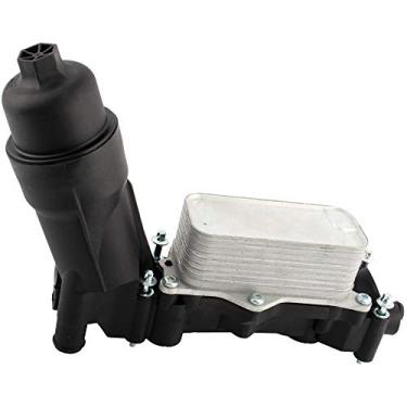 Imagem de BOXI Kit de caixa de filtro de óleo de motor de alumínio atualizado 926-959 com juntas sem sensores de refrigerador de óleo adequado para Chrysler 200 300 2011-2016 para Dodge Charger Challenger