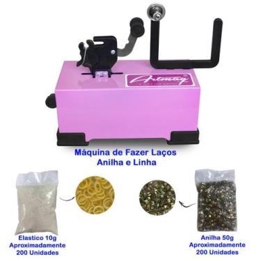 Imagem de Máquina De Fazer Laços Pet Rosa Anilha Elastico Artmaq A15