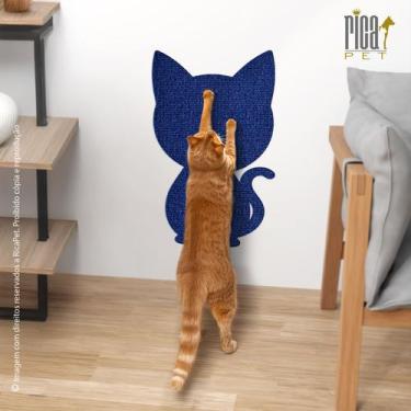 Imagem de Arranhador Adesivo Carpete Protetor Sofá Gato Brinquedo - Ricapet, Azu