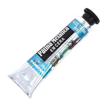 Imagem de Pasta Metálica Goldfix 20ml Corfix Azul Tifani 406, 406 - AZUL TIFANI