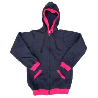 Imagem de Casaco de Moletom Feminino - Adulto - Akyta Comfort Wear , Azul, M