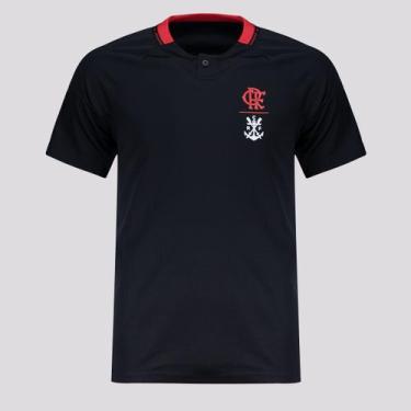 Imagem de Camisa Flamengo Trilha Preta - Braziline, GG