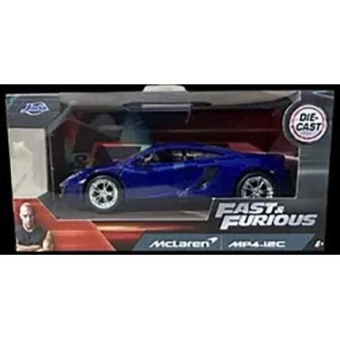 Imagem de Velozes E Furiosos Mclaren MP4.12 C azul Jada 1/32, Azul
