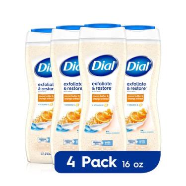 Imagem de Sabonete líquido Dial Orange Peel & Cocoa Butter 480 ml (pacote com 4)