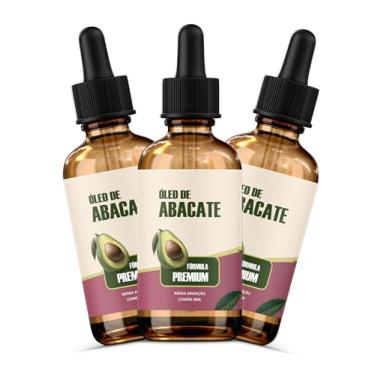 Imagem de kit 3 Frascos de Óleo de Abacate - Vegetal Puro E 100% Natural - 30ml