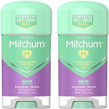 Imagem de Mitchum Advanced Women Gel antitranspirante e desodorante, Shower Fresh 63 g cada (pacote com 2)
