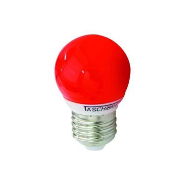 Imagem de Lâmpada LED Bolinha 1W - Taschibra, Vermelho