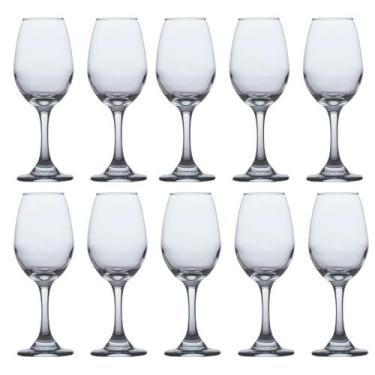 Imagem de Taça Luxo 365ML Cristal Vinho Água Suco Drinks - 10 Unid - CRISTAR