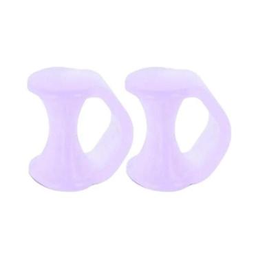 Imagem de Separador De Dedos Em Gel Rosa, 2 Peças, Espaçadores De Dedos Pequenos