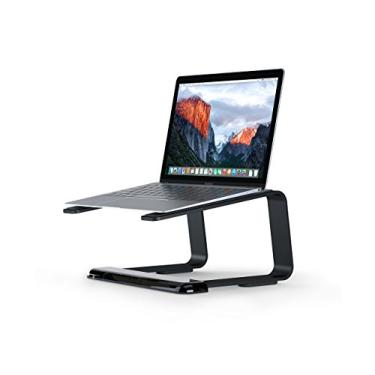 Imagem de Suporte de mesa Griffin Elevator para laptops, preto – Elegante suporte de mesa para laptops