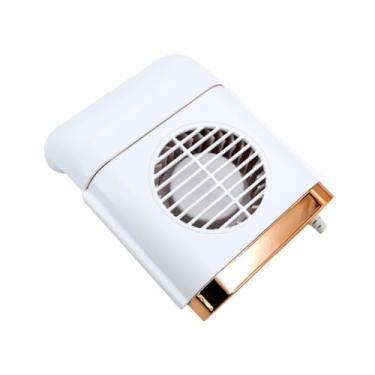 Imagem de Bothyi Areto de cabeça do assento de carro SUV Fan montado Fan USB Acessório genérico leve com 3 velocidades, Branco