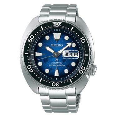 Imagem de Seiko Relógio masculino Prospex mostrador azul automático SRPE39
