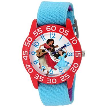 Imagem de Disney Relógio feminino "Elena of Avalor" de plástico de quartzo e nylon, cor: azul (modelo: W003032)