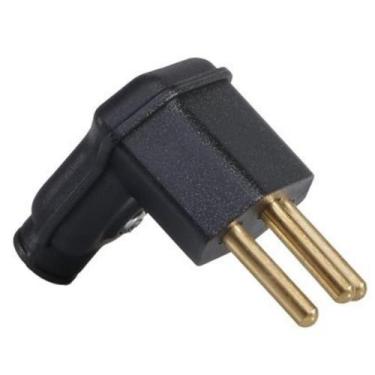 Imagem de Plugue Desmontável 2P+T 90º De 10A Preto Margirius