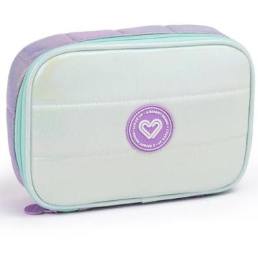 Imagem de Estojo Box Color Up Metalizado Feminino Juvenil Escolar - Seanite