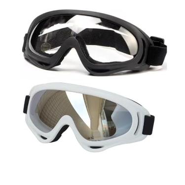 Imagem de Kit 2 Óculos Esportivos Esqui Snowboard Kitesurf Moto Uv400