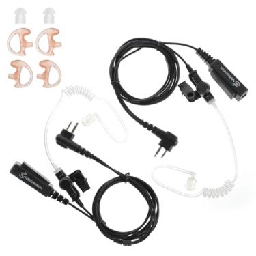Imagem de CLS1110 Fones de ouvido para rádio Motorola Walkie Talkies com microfone de tubo acústico de 2 pinos e PPT para CP200 GP2000 XU1100 PRO1150 MU12 RDM2070d CP200 CP200d CLS1410 CLS1413 CLS14500d Pacote