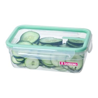 Imagem de Sanremo - Pote Plástico Hermético de 1,24 Litros e Tampa com Travas, Linha Freshy