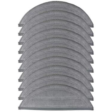 Imagem de HUAYUWA Kit de acessórios de peças de aspirador de pó compatível com Robo-rock S9 MaxV Ultra/Saros 10/G30, almofada de pano de esfregão de substituição para aspirador de pó robô/filtro HEPA (10 panos