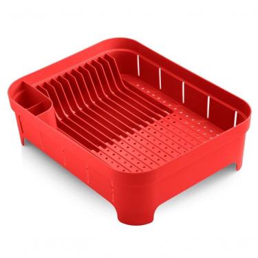 Imagem de Escorredor De Louças Pratos Trium Vermelho Ou El500vmf
