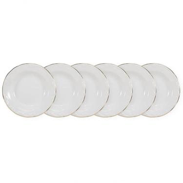 Imagem de Conjunto De Pratos Fundos 06 Peças Pomerode Ouro Schmidt