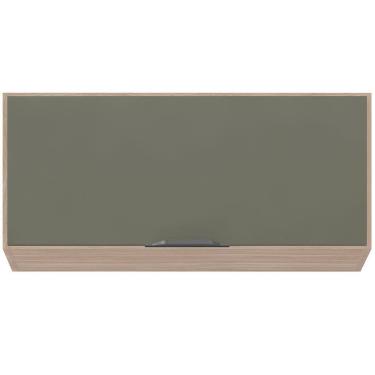 Imagem de Armário De Geladeira Firenze Com 1 Porta Basculante Demóbile Avena Com Menta