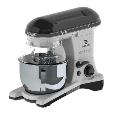Imagem de Batedeira Planetária 5 Litros Preta Eclair Bp-500 Bivolt - Braesi