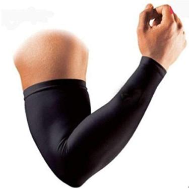 Imagem de Manguito Térmico Praia Sol Piscina com Proteção UV 50+ - Preto - GG