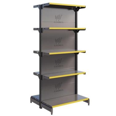 Imagem de Gôndola Centro 1 Inicial 1,70 m 40x30 Fácil New Plus Carmel Imports, P