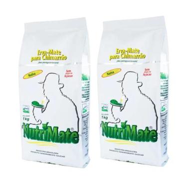 Imagem de 2 Erva Mate Chimarrão NUTRIMATE NATIVA laminada 1Kg