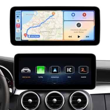 Imagem de Uckazy W246 W245 Ntg 5.0/5.1 Sistema Hd 10,25" Tela Sensível Ao Toque Sem Fio Carplay Android Auto, Para Mercedes Benz Classe B 2015-2018 Rádio Estéreo Automotivo Reprodutor Multimídia Dsp Bluetooch