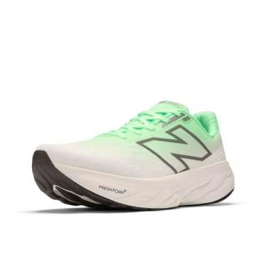 Imagem de New Balance Fresh Foam X 1080 V14 masculino, Jade elétrico/reflexo/prata escuro metálico, 42