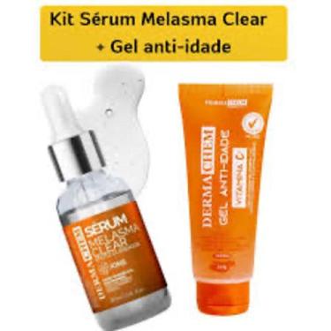 Imagem de Kit Clareador Anti-idade Dermachem - Gel/sérum melasma
