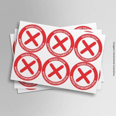 Imagem de Adesivo Proibido Sentar - PRESENTE-BRINDE