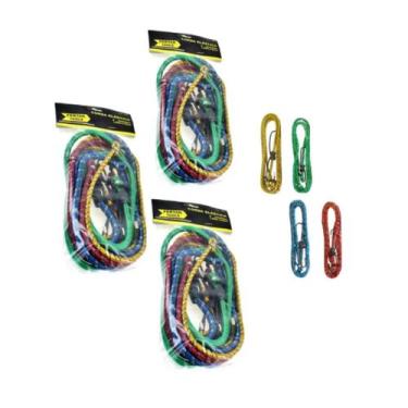Imagem de 3 Kits de Corda Elástica Com 4 Peças 2mx8mm Cada - Fertak