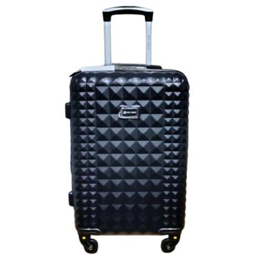 Imagem de Mala de Viagem de Bordo com rodas 360° Capacidade 10kg (PRETO FENIX, 58X38X25 COM EXTENSOR)