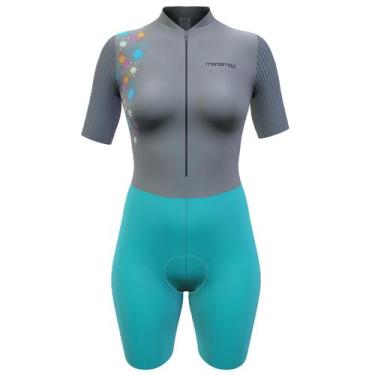 Imagem de Macaquinho Ciclismo Feminino Marcio May Moove Colors - Márcio May Spor