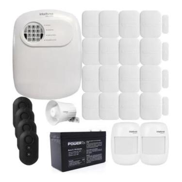 Imagem de Kit Alarme Intelbras Anm 24 App 18 Sensores Sem Fio Infra Ab