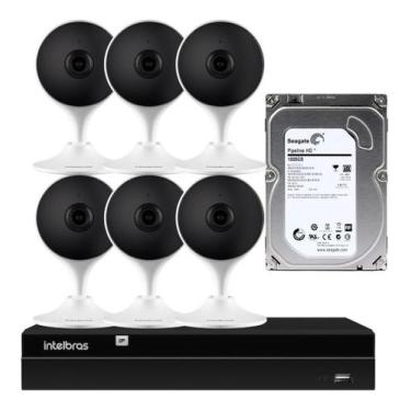 Imagem de Kit 6 Câmeras Im3 Full Hd Wi-fi Com Hd 1tb E Nvd 1408 - INTELBRAS