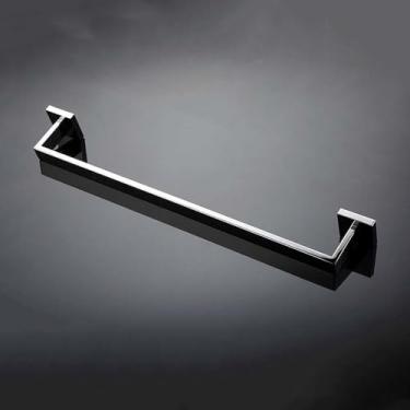 Imagem de Conjunto de banheiro de aço inoxidável polido - Toalheiro, suporte para papel higiênico, saboneteira - ferragens, toalha de 500 mm, 1 barra