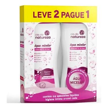 Imagem de Cia Da Natureza Sabonete Intimo Agua Micelar 2 Unid. 210ml